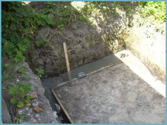 как сделать погреб из бетона