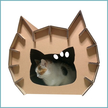 картонный домик для кота