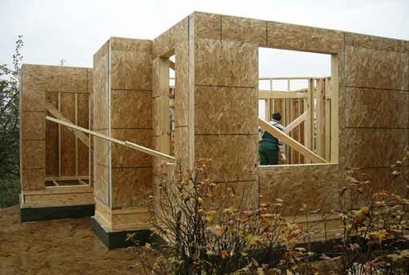 Строительство щитового дома