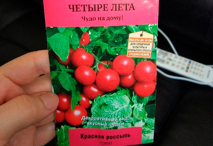 семена томата красная россыпь